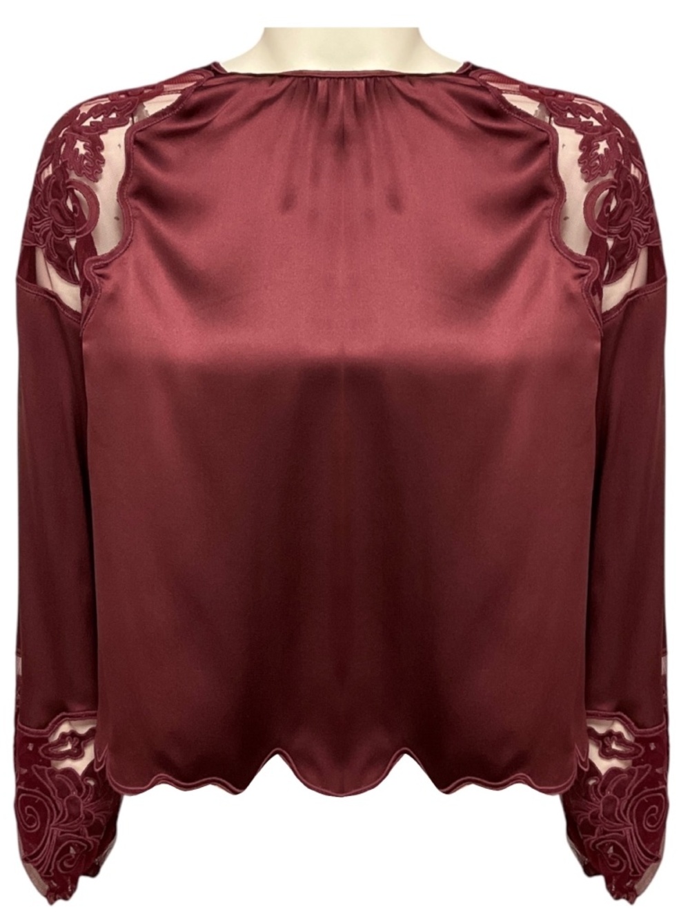 ULLA JOHNSON AMETHYST MATHILDE BLOUSE